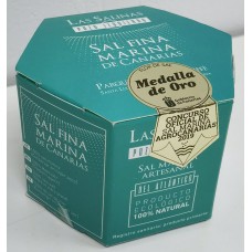 Las Salinas Pozo Izquierdo - Sal Fina Marina de Canarias Bio Salz 75g Glas hergestellt auf Gran Canaria - LAGERWARE